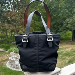 Vintage Coach Nylon Tote